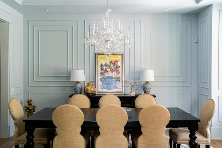 Pastel dining room art